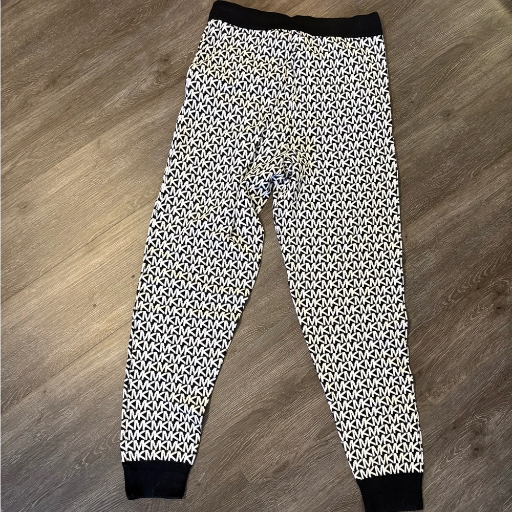 Michael Kors Kids Monogram Black and White Joggers medium ir large are available - Picture 2 of 10